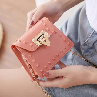 AL #5221 New trendy korean fashion chain small square shoulder bag messenger bag casual bag