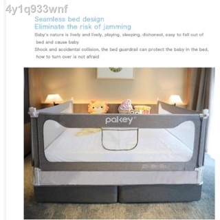Hot hot style๑Newest generation Safety Bed Guard Baby Bed Rail 1.5m / 1.8m / 2m Oxford cloth + steel