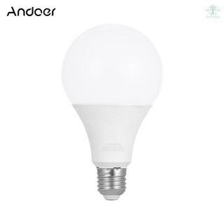 Andoer E27 30W Energy-saving LED Bulb Lamp 5500K Soft White Daylight for Photo Video Studio Home Commercial Lighting