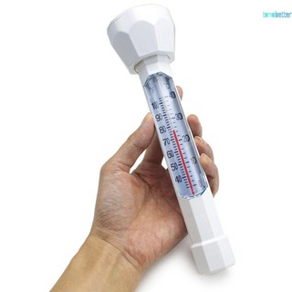 Tombetter 【Now in stock】 Swimming Pool Floating Thermometer Easily Readable Thermograph Water Temperature Testing Tool with String for Spa Pool Pond Hot Tub