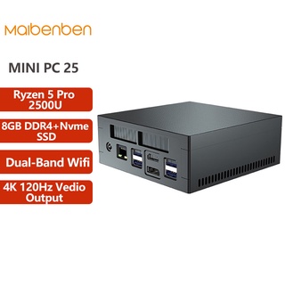 ✳┅Mini PC Ryzen 5 Pro 2500U/Ryzen 5 3450U 8GB DDR4 256GB/512GB Nvme SSD Windows 10 Wifi 5 HDMI DP Ou