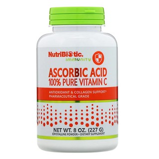 ✅ONHAND NutriBiotic, Immunity, Ascorbic Acid, 100% Pure Vitamin C, Crystalline Powder