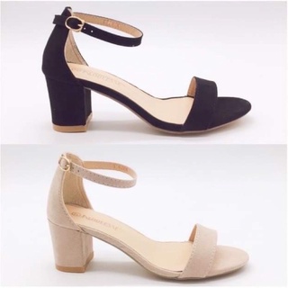 J&B H01 Ladies Korean Style Sandals Block Heels 2.5'' (Less one size)