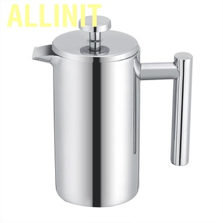 Double Wall Stainless Steel Coffee Maker French Press TeaPot