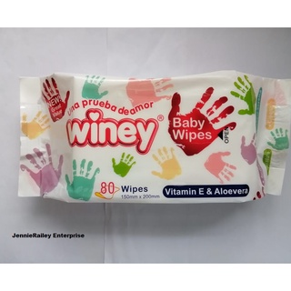 Winey Baby Wipes Original with Vitamin E & Aloe Vera