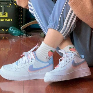 New Airforce 1 Double Swoosh Check rubber utility design running shoes
