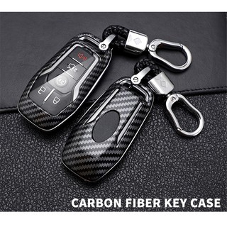 2019 Key Cover Case For Ford Fusion Mondeo Mustang F-150 Explorer Edge 2015 2016 2017 2018 Car Styling Key Protection Keychain