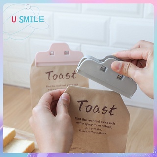 5Pcs/lot Portable New Kitchen Storage Food Snack Seal Sealing Bag Clips Sealer Clamp Snack Sealed Clip Kitchen Tool Accessories