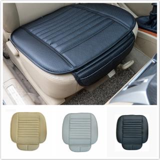 Car Bamboo Charcoal Leather Seat Cushion Breathable Therapy Chair Cover Pad