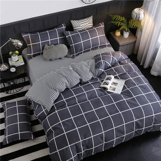 Water washing cotton bedding four-piece sheet quilt set three-piece student dormitory single double