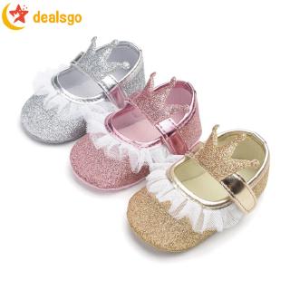 Cute Baby Girls Newborn Infant Baby Bling Casual First Walker Toddler Shoes