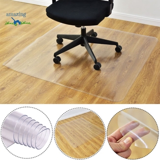 amaze Transparent Nonslip Rectangle Floor Protector Mat for Home Office Rolling Chair