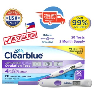 COD Clearblue Advanced Digital Ovulation Test, 20 Tests