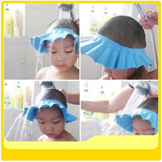 【Available】SHOPP KING Adjustable Baby Toddler Hat Kids Bath Shower Cap Wash Hair.