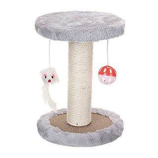 Double layers pet cat climbing scratchers board tree toy (2)