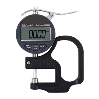 SPMH Digital Thickness Gauge w/ inch/mm Automatic Switch 0-12.7mm/0.5" Thickness Gauge Electronic Percentage Thickness Meter