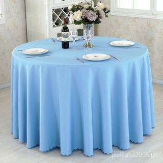 Hotel Table Fabric Household Restaurant Wedding Table Cloth Tea Table Cloth Conference Table Cloth Rectangular round Solid Color