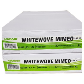 Whitewove mimeo paper