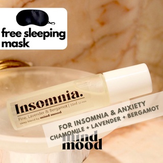 Insomnia Essential Oil Roller Roll on Blend for sleep aid (Lavender, Pine, Bergamot EO 10ml)
