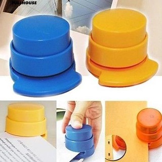 ‼♥ Office Portable Staple Free Stapler Paper Binding Binder Paperclip