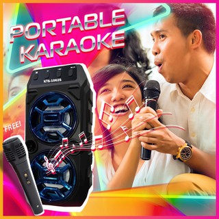 videoke karaoke sing blutooth speaker Portable Karaoke Bluetooth Speaker FREE MIC