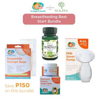 Orange and Peach Breastfeeding Best Start Bundle