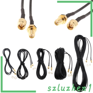 【LOWEST】RP-SMA Male to RP-SMA Female Extension Cable Antenna Connector Low Loss