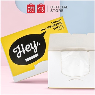 Miniso Oil Absorbing Sheets Face Pore Cleansing Strips 20 gm Pink/Blue/Yellow/White