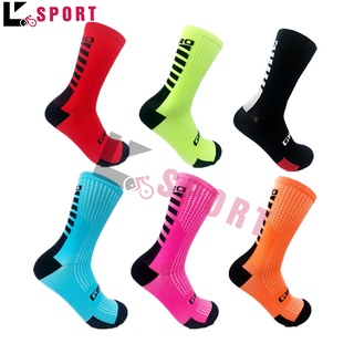 Unisex Compression Cycling Socks, Racing Cycling Socks, Sports Socks, Cycling and Running Socks Middle Tube