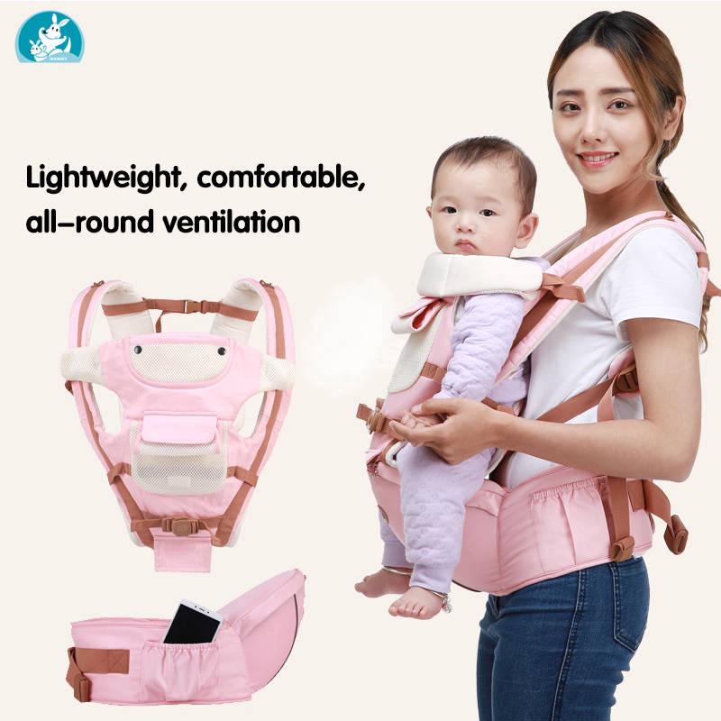 ☁JT Baby☁ Multifunctional Breathable Baby Carrier Ergonomic Baby Sling Wrap Belt XUio