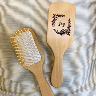 Personalized Engraved Wooden Brush