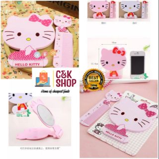 [Next day Ship-out]Hello Kitty Mirror and Comb Set