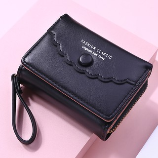 Fashion Wrist Women Wallet Mini Large Capacity Small Bag Brand Designed Pu Leather Coin Purse Zipper