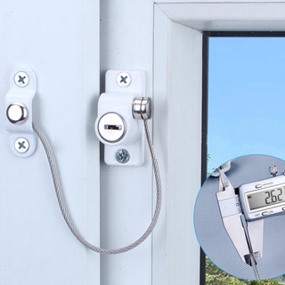 Baby Safety Lock Window Door Restrictor Security Cable Lock Catch Wire Opening Restrictor