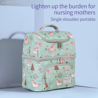 ☑✲Sunveno New Fashion Bottle Bag Keep Fresh Insulation Bag Skip Zoo Unicorn Pattern Thermal Bag for