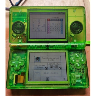 Plastic Shell Fit for Nintend NDSL DSL DS NDS Lite Repair Housing Full Set Game Console Clear Green