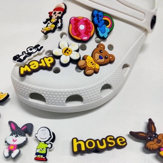 Drew house Jibbitz Charm Pins For Clog Slippers Charms