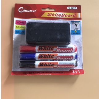 3in1 White Board Marker with Eraser