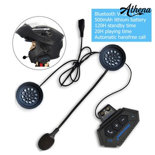 Athena Ⓐ BT-12 Bluetooth 4.2 Intercom Speakers Handsfree Calls Motorcycle Helmet (5)
