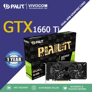 Palit GeForce GTX 1660 Ti Dual 6GB Graphic Card IgFg