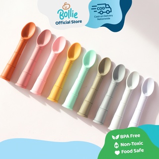 Bollie Baby Wean Silicone Spoon (Baby's First Feeding Spoon)