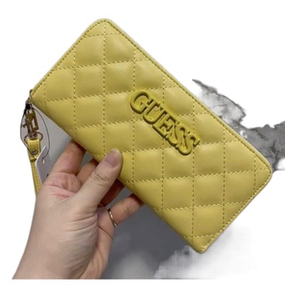 【Spike】✺GUESS ELLIANA QUILTED WALLET/WRISTLET with Actual Pics