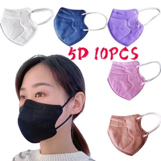 10pcs 5D KN95 Face Mask Mouth K style 5-Layers Masks Anti-Dust