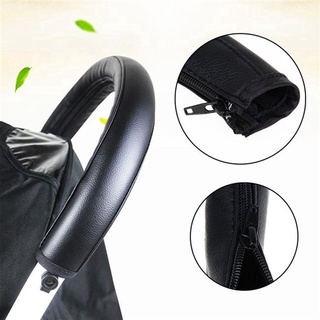 baby cover babies♀◙▪BY Stroller Grip Handle Artificial Leather Sleeve