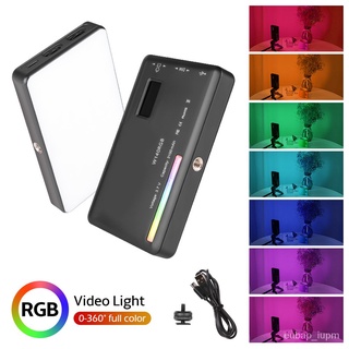 SH RGB Video Light LED Panel Lamp Camera Light 3100mAh Battery Dimmable 2500K-9000K Photo Lighting S