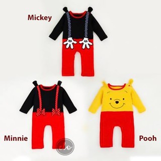 Mickey Costume Pooh Costume Minnie Costume Overall or Onesies for Babies and Kids