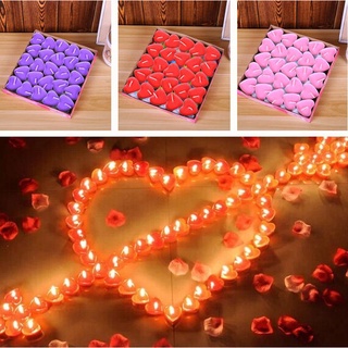 1PC Valentine's Day candle Heart-shaped candles love candles party decor candles birthday candles
