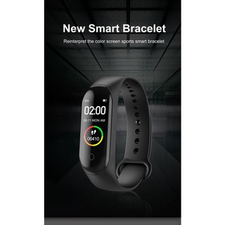 M4 Smart Sports watch blood pressure heart rate monitor message reminder bluetooth waterproof men an