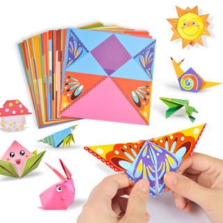 27style Square Origami Paper Kid DIY Handmade Double Sided Coloured Folded Craft Paper Scrapbooking