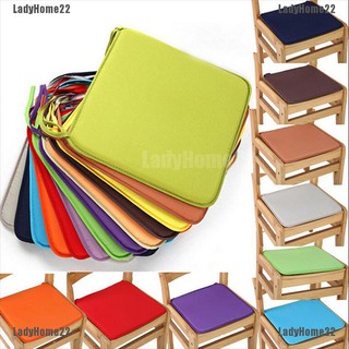 Cushion Office Chair Garden Indoor Dining Seat Pad Tie On Square Foam Patio UK(LadyHome22)